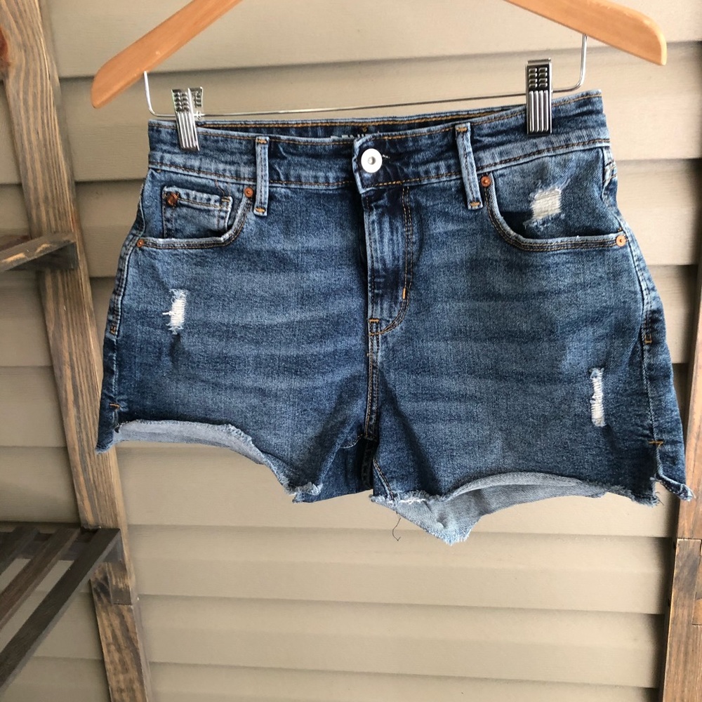 Denim shorts